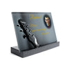 Plaque funéraire guitariste 7 Plaquedeces.fr